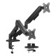 iggual SPMP02-A Soporte pinza 2 monitores 17-34'' pro